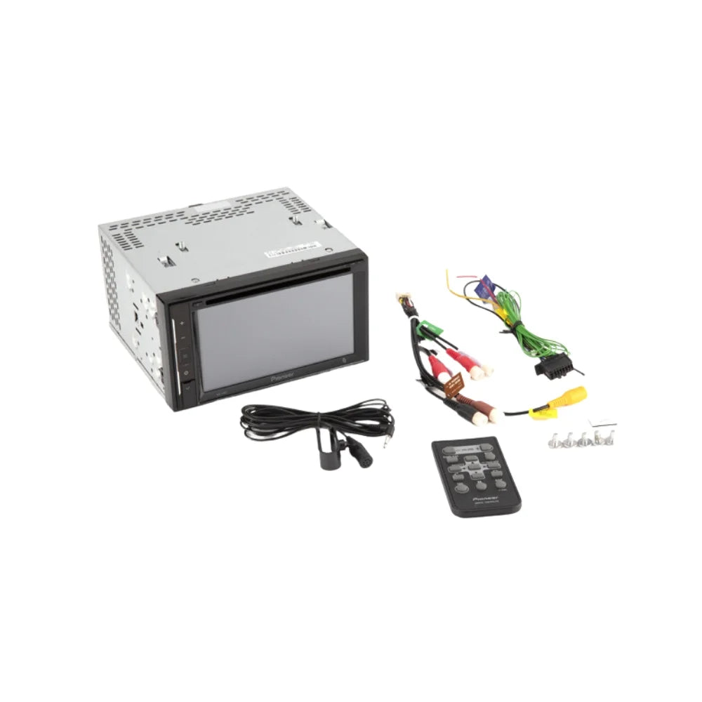 Bundle with Pioneer Multimedia  Car Stereo and Installation Kit - for 1994-1996 Oldsmobile Ninety-Eight / Bluetooth Touchscreen, Backup Camera, Double Din Dash Kit