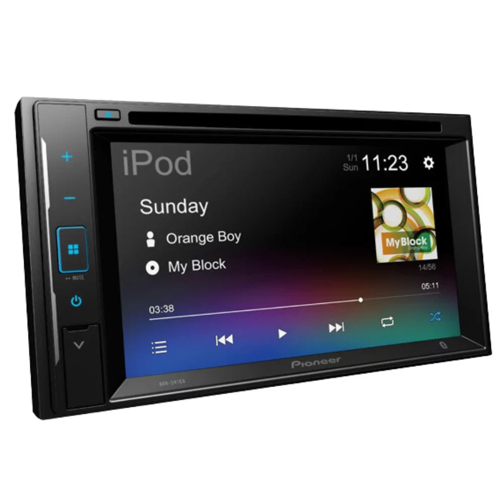 Bundle with Pioneer Multimedia  Car Stereo and Installation Kit - for 1998-2001 Oldsmobile Bravada / Bluetooth Touchscreen, Backup Camera, Double Din Dash Mounting Kit