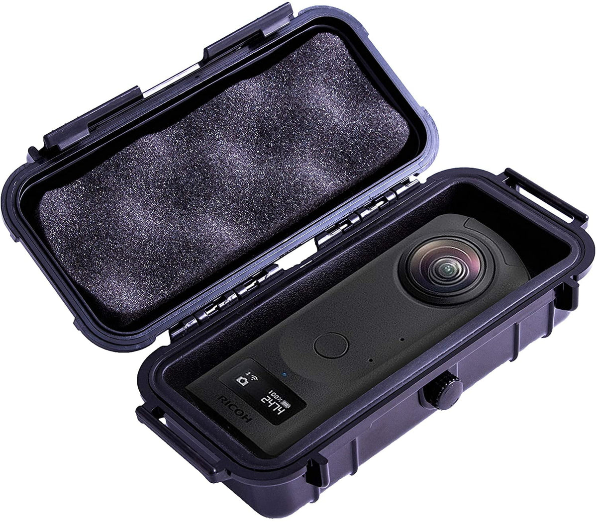 7 inch Waterproof 360 Action Camera Case Compatible with Ricoh Theta  360 Degree Camera, Case Only