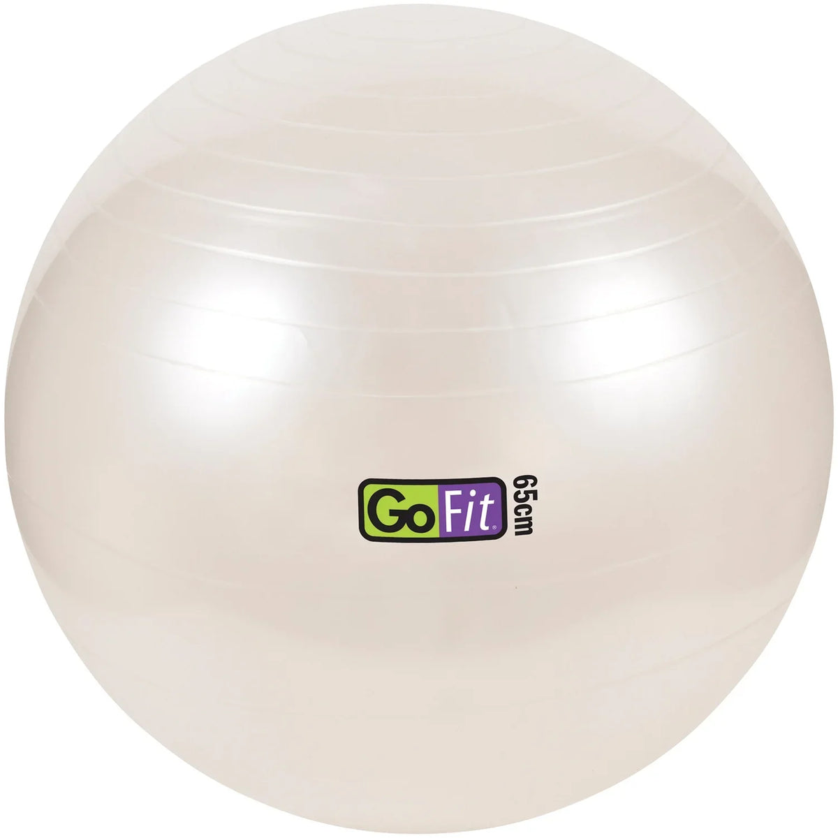 GoFit -65 Ball Exercise Ball with Pump (65 cm; White) and Omron -514C Full-Body Composition Monitor Black Bathroom Scale