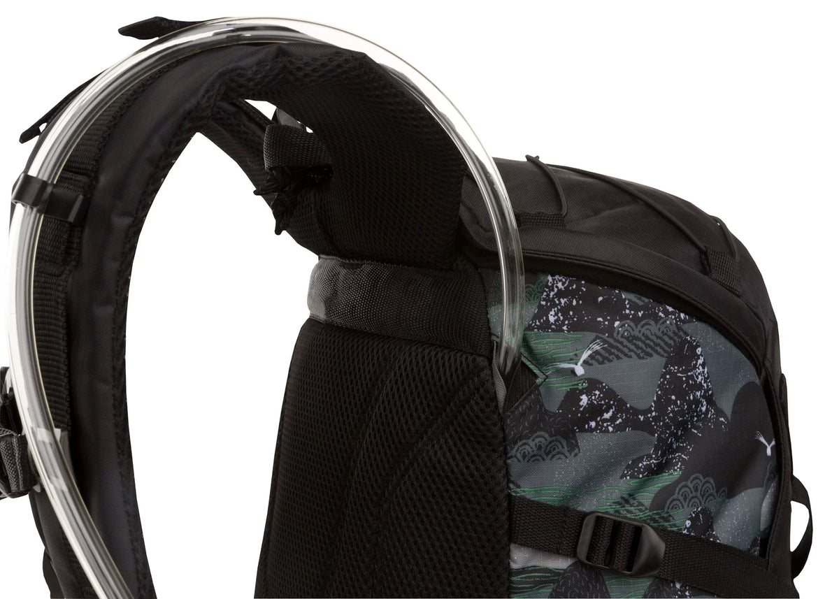 Outdoor Products Big Sur 28.5  Hydration Backpack with Bladder, Internal Frame, Unisex, Black