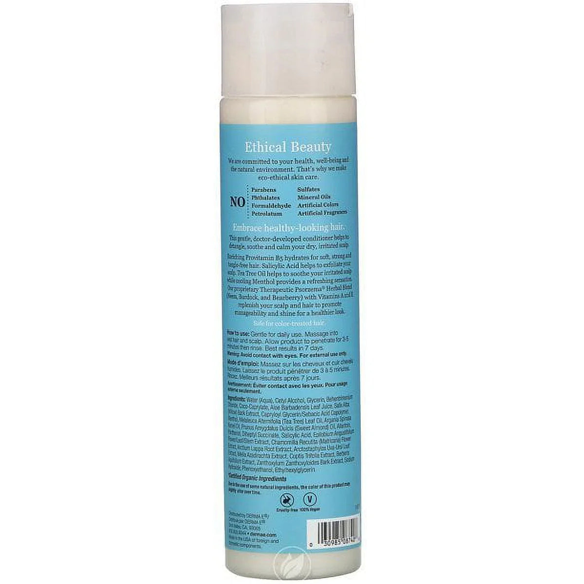 Derma  Scalp Relief Conditioner, Soothes Dry Irritated Scalp, 10oz, 4-Pack