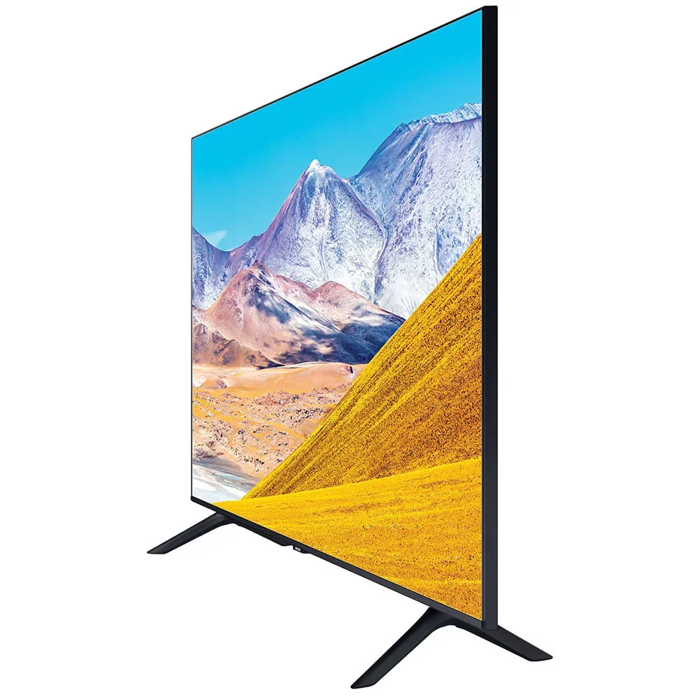 Samsung 65-inch  4K Ultra  Smart   (2020 Model) Crystal Processing 4K Bundle with TaskRabbit Installation Services + Deco Gear Wall Mount +  Cables + Surge Adapter