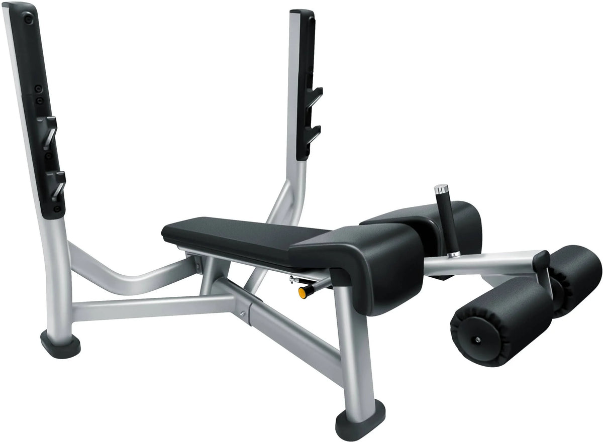 French Fitness  Silver Olympic Decline Bench (New)
