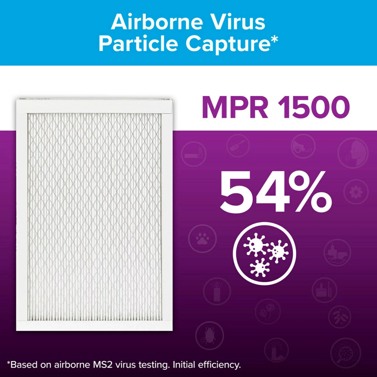 Filtrete 24x30x1 Air Filter,  1500  12, Advanced Allergen Reduction, 4 Filters