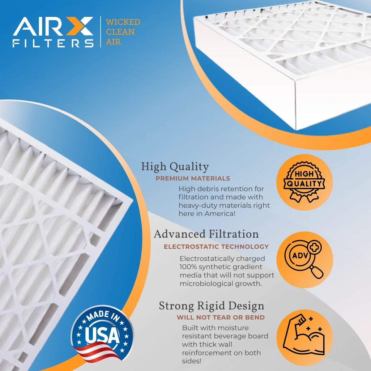 20x20x4 Air Filter  11 Comparable to  1000,  1200 &  7 Compatible with TopTech --2020 Premium  Made 20x20x4 Furnace Filter 2 Pack by     .