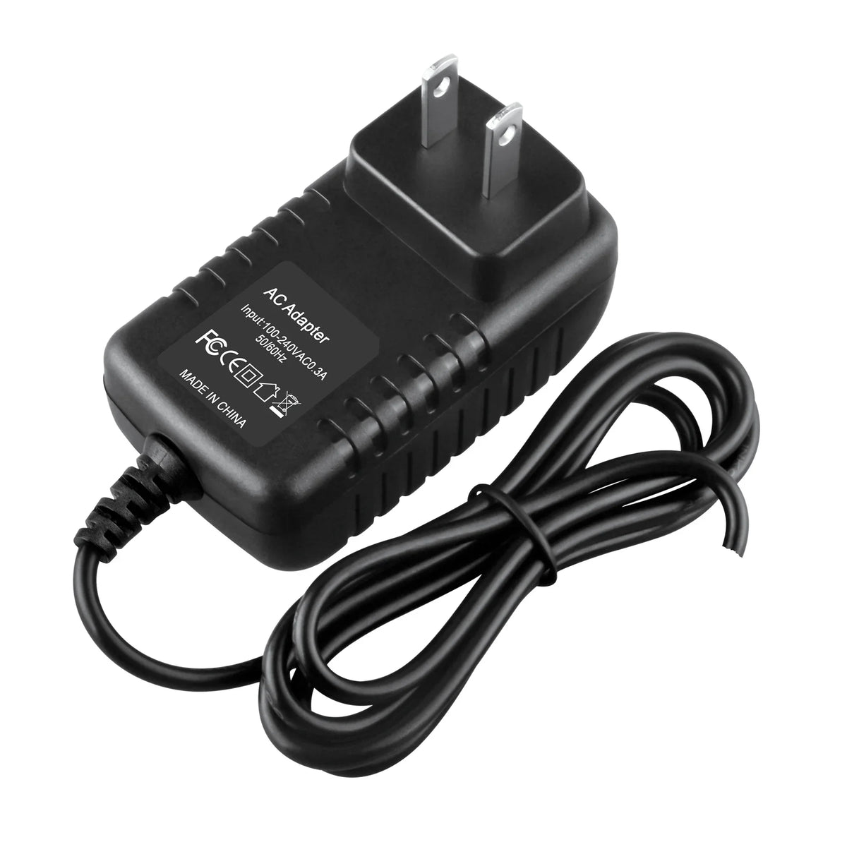 Adapter For Telefunken Deutschland  Bajazzo De Luxe 105 Radio Power Supply Cord Wall Home Charger