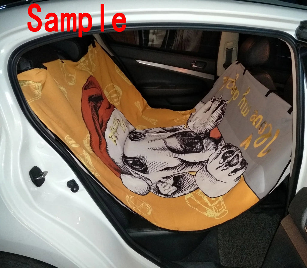 Popular Graceful Grey Circles And Little Pattern Pet Car Seat Cover Dog Car Seat Mat Hammock Cargo Mat Trunk Mat For Cars Trucks and  54x60 inches