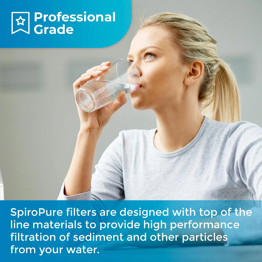 SpiroPure --6010-20BB 20x4.5  10 Micron Spun Melt-Blown Polypropylene Water Filter Cartridge -45-2010 (Case of 6)