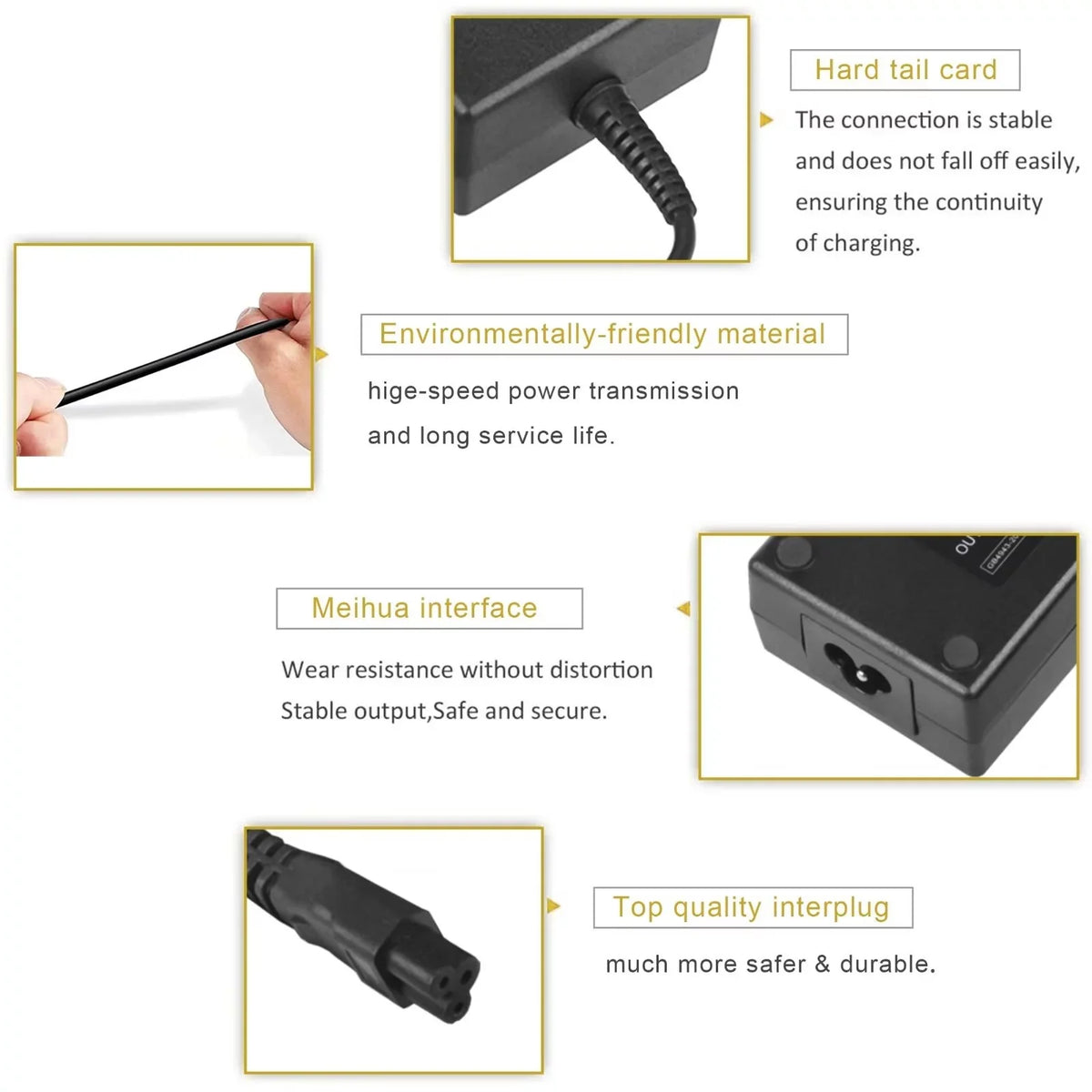 '-Geek  Adapter Charger for Lenovo IdeaPad /i7-4710HQ/59421863 Notebook Power Cord