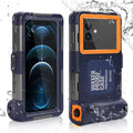UrbanX Professional [15m/50ft] Swimming Diving Surfing Snorkeling Photo Video Waterproof Protective Case Underwater Housing for Sonim  And all Phones Up to 6.9 Inch  with Lanyard
