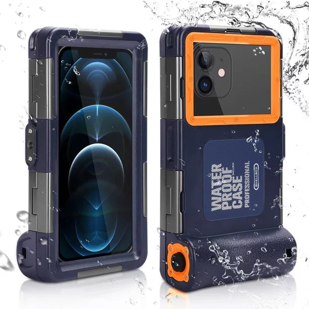 UrbanX Professional [15m/50ft] Swimming Diving Surfing Snorkeling Photo Video Waterproof Protective Case Underwater Housing for vivo Y21s And all Phones Up to 6.9 Inch  with Lanyard