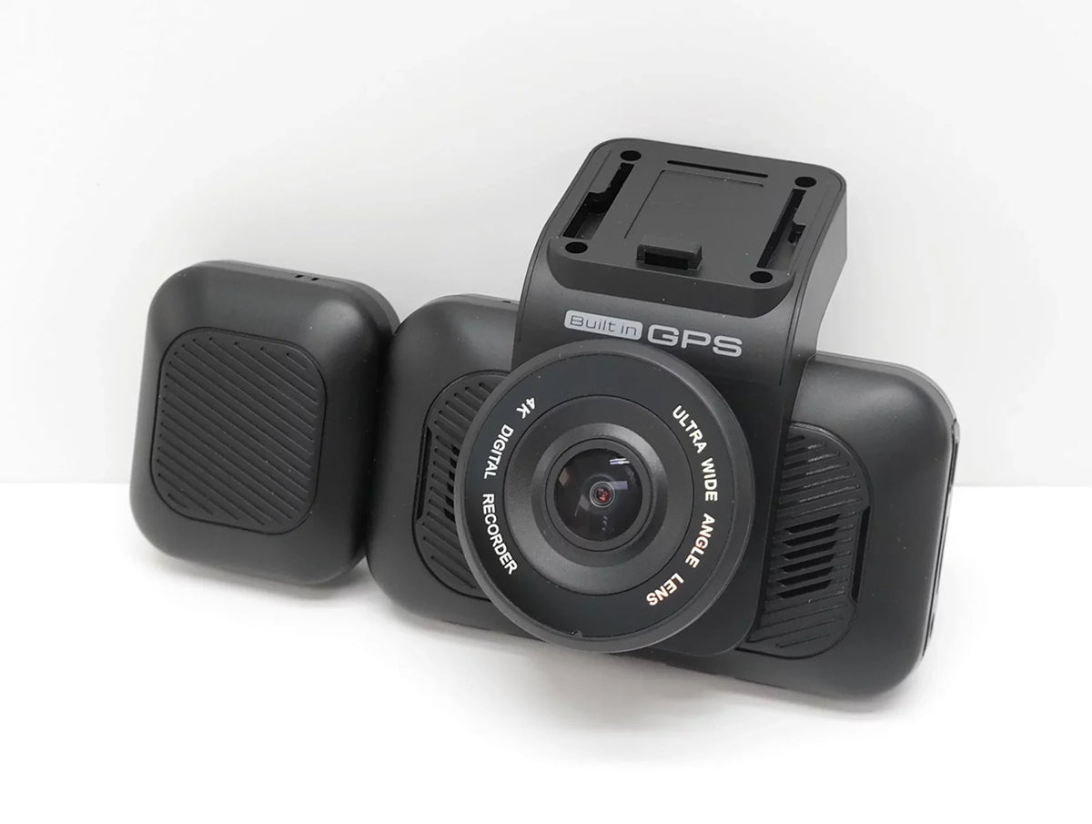 Pre-Owned Rexing  Plus 4K Front+Cabin Dash Cam 3"  Screen - Black