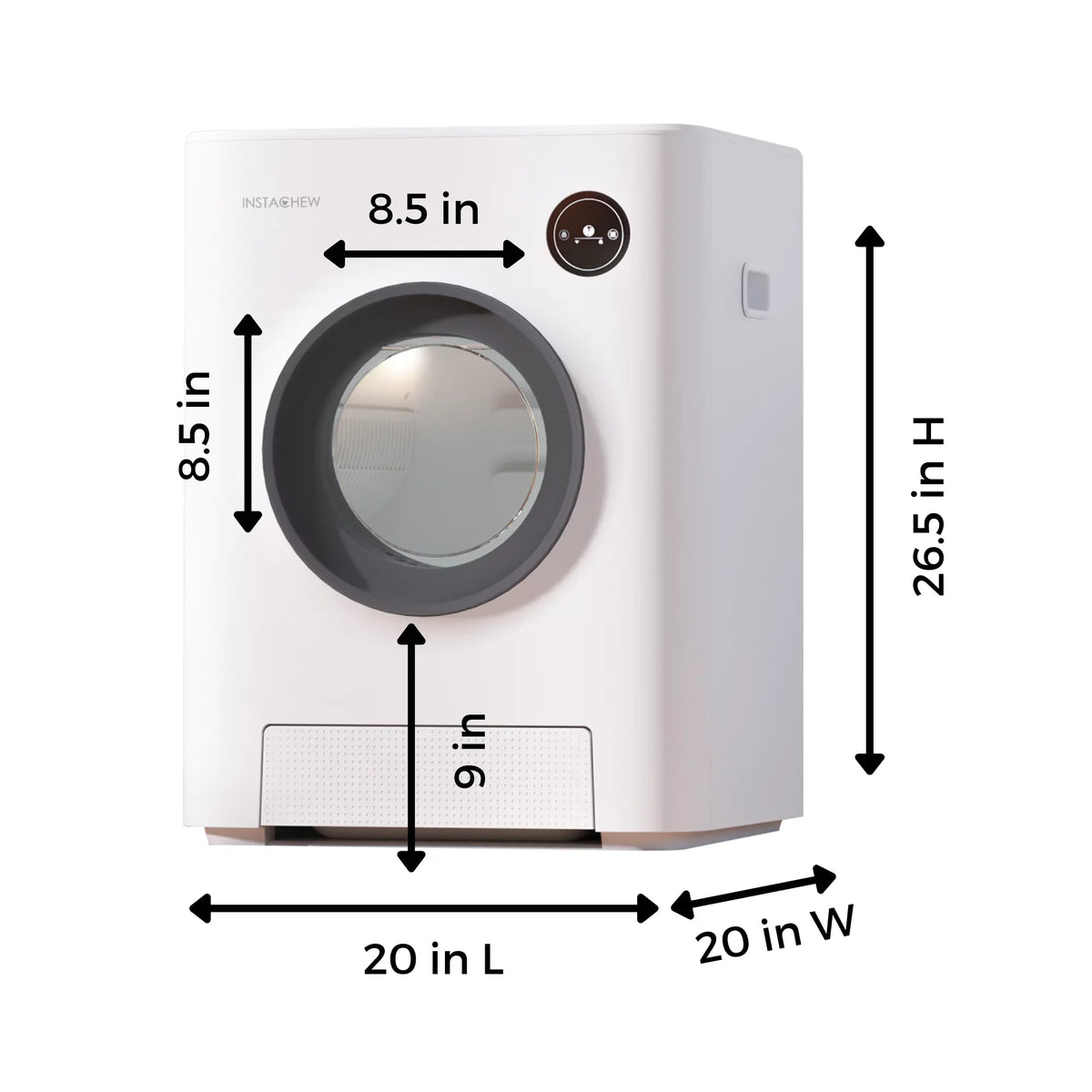 Instachew Purrclean Self-Cleaning Automatic Cat Litter Box with App Control, Support 5GHz & 2.4GHz WiFi