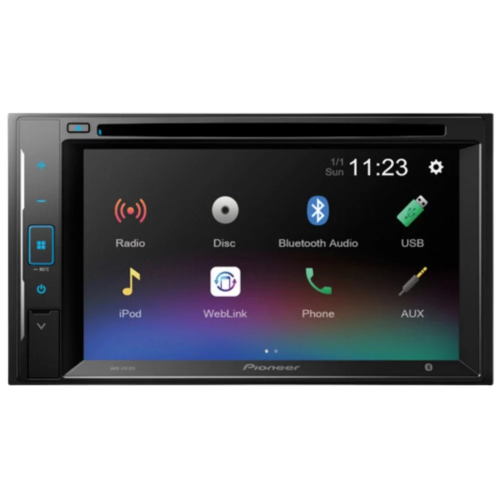 Bundle for 2007-2009 Chevrolet Equinox / Pioneer -241EX Double  Car Stereo with Bluetooth/Backup Camera/Installation Kit/in-Dash / / 6.2" Touchscreen Digital Media Receiver