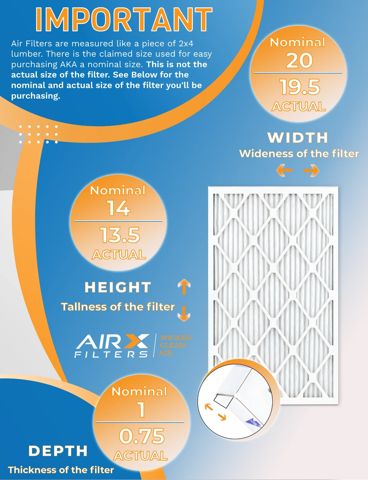 14x20x1 Air Filter  11 Rating, 12 Pack of Furnace Filters Comparable to  1000,  1200 &  7 - Made in  by     .