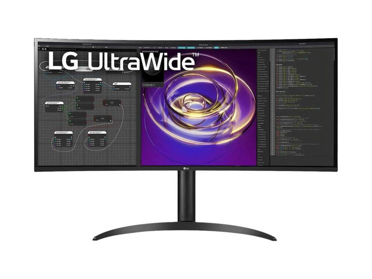 Ultrawide 34BP85CN- 34" - Curved Screen Edge  Gaming  Monitor - 21:9 - Glossy Black, Black Hairline, Textured Black - 34" Class - In-plane Switching () Technology - 3440 x