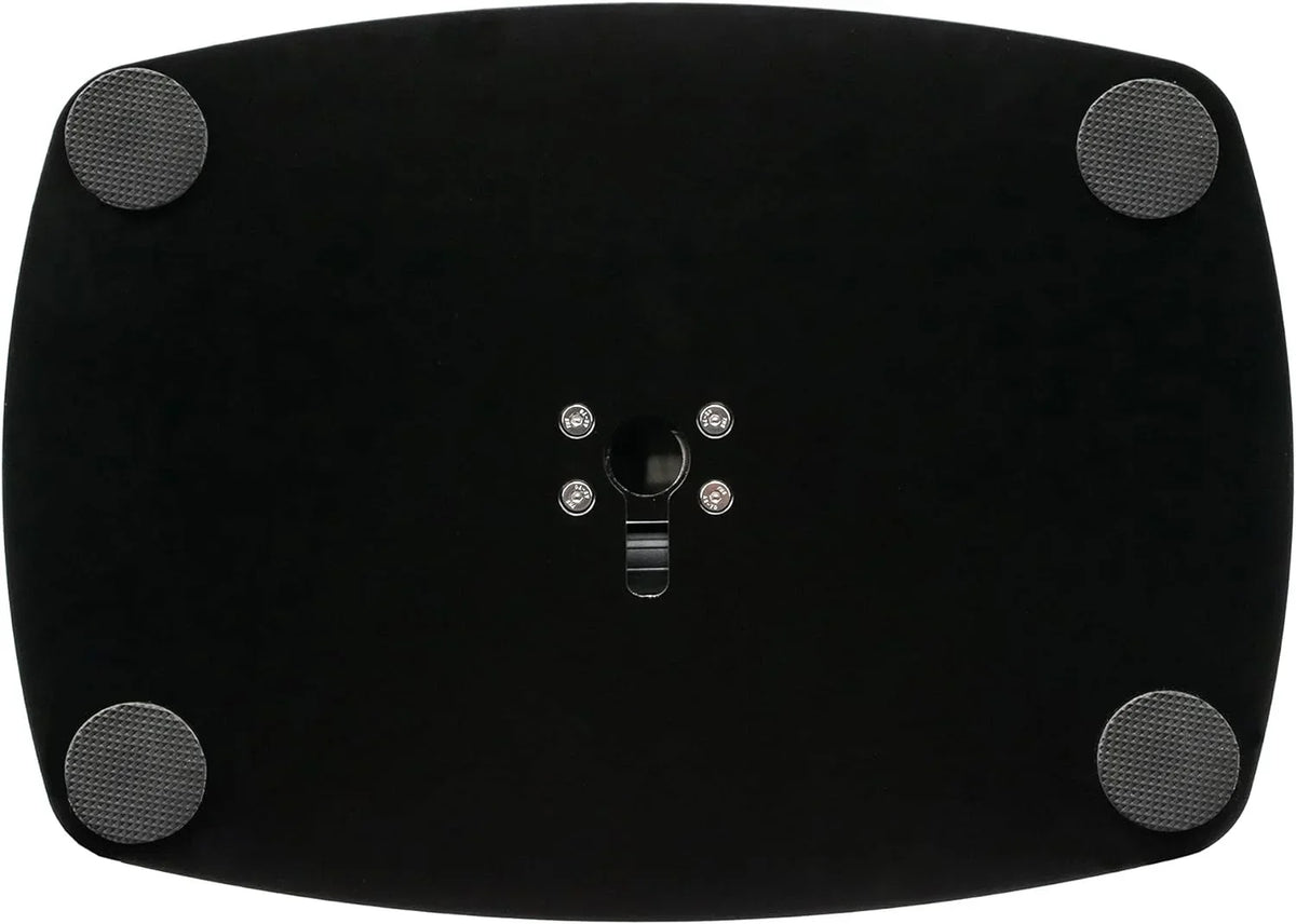 '- Premium Thin Profile Floor Stand with  Plate and Base (Black)