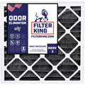 Filter King 23.5x25x1 Air Filter | 4- | Carbon  8  Pleated / Furnace Filters |    | Actual Size: 23.5 x 25 x .75"
