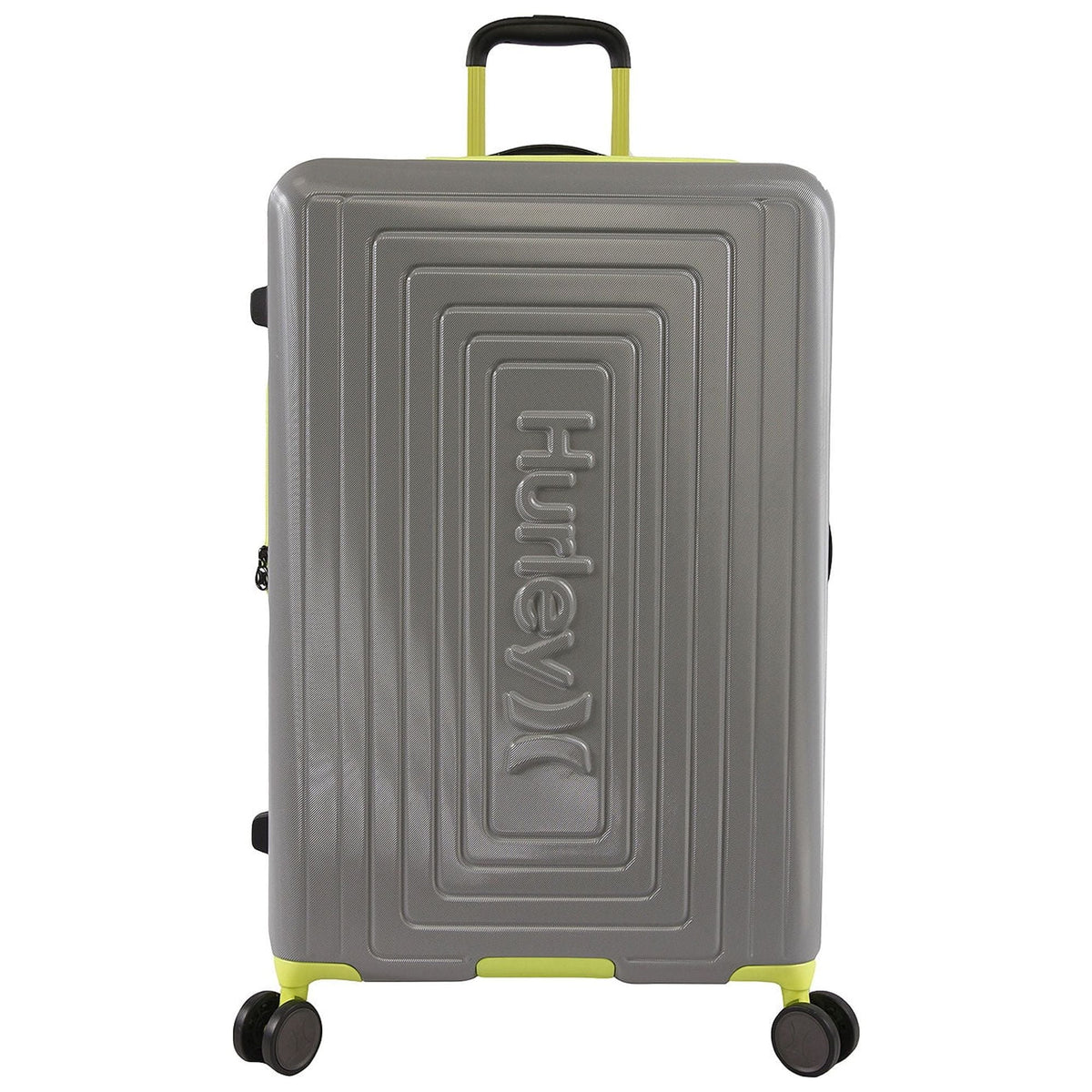 Hurley Suki Hardside Spinner Luggage Light Gray Neon 29