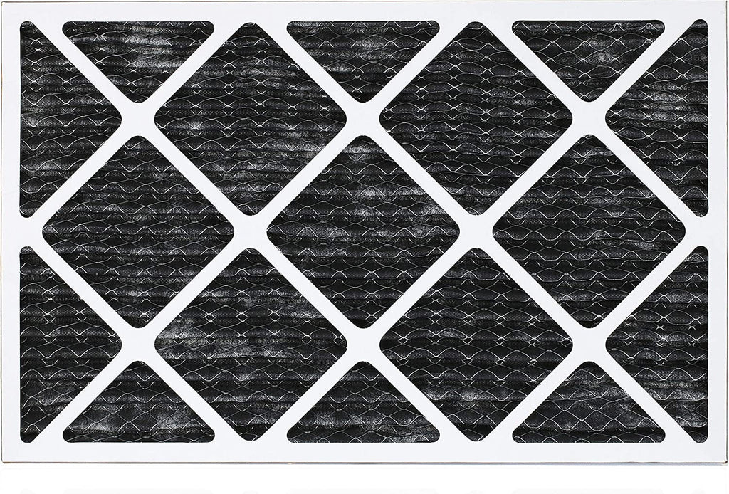 Filterbuy 12x30x1  8 Odor Eliminator Pleated   Furnace Air Filters with Activated Carbon (4-Pack)