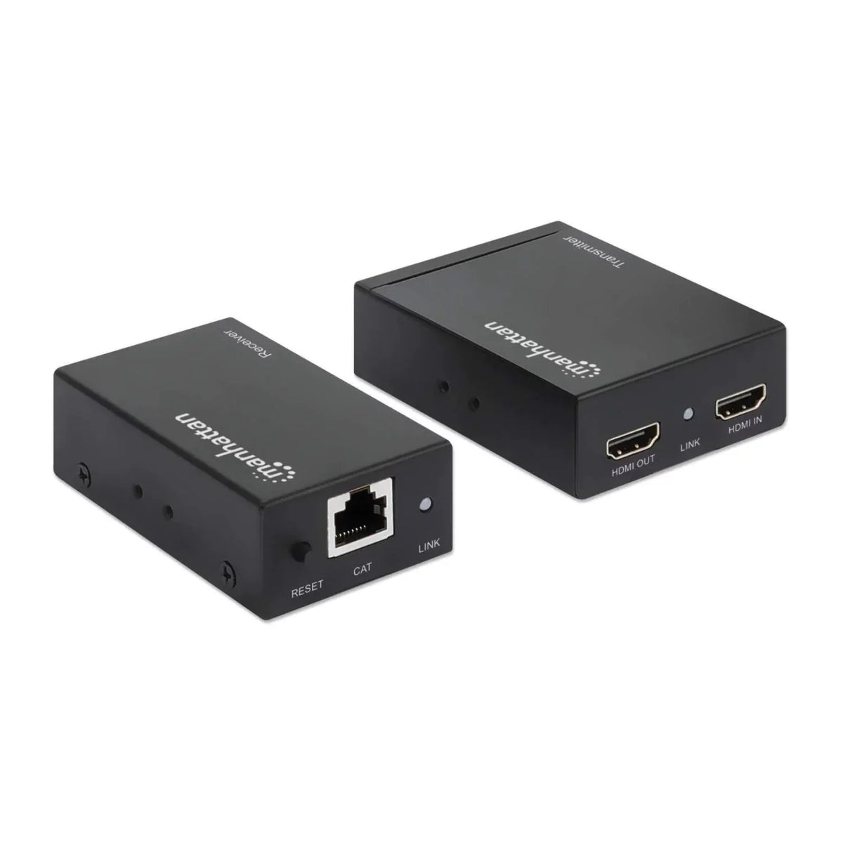 Manhattan 1080p  over Ethernet Extender Kit Up to 164 ft. with Single Cat6 Cable and  support