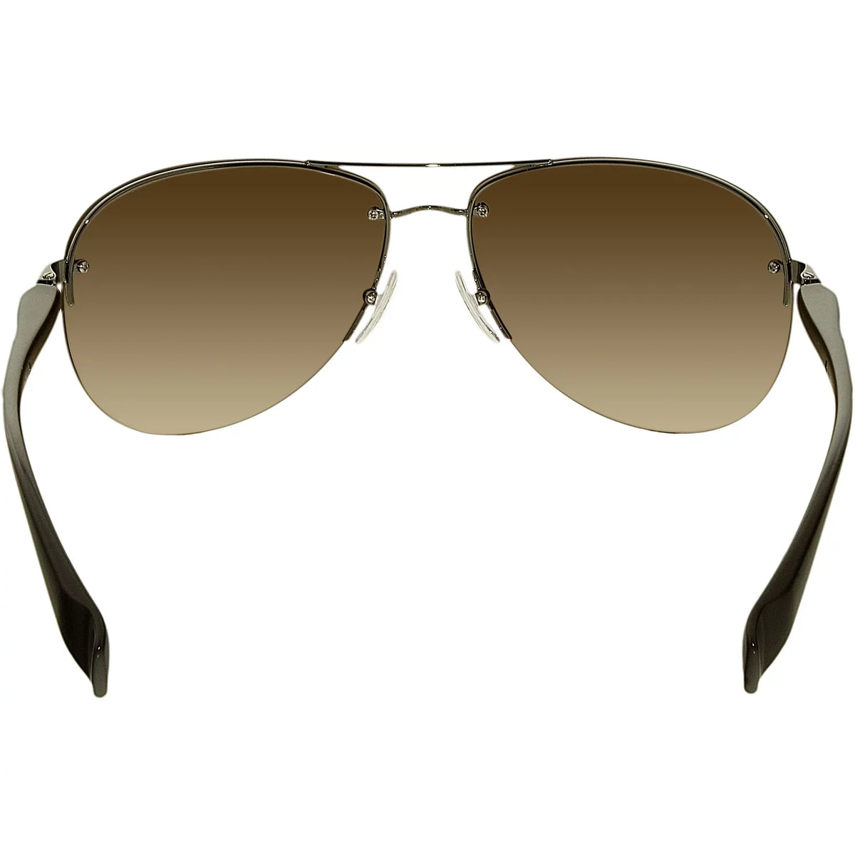 Prada Men's Gradient Linea Rossa -5AV6S1-65 Brown Aviator Sunglasses