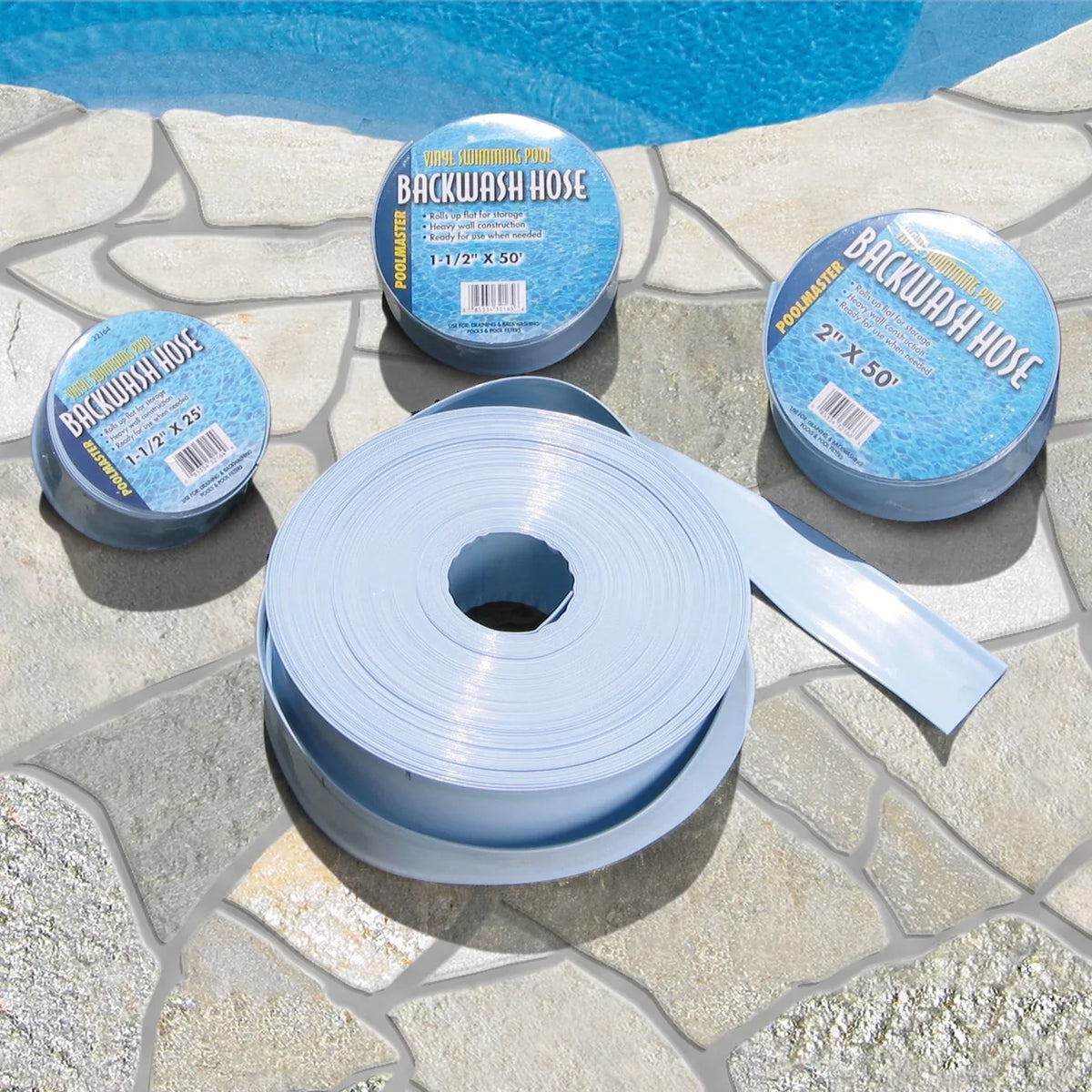 Poolmaster Heavy-Duty Backwash Filter Cleaning Hose for Swimming Pool Filters