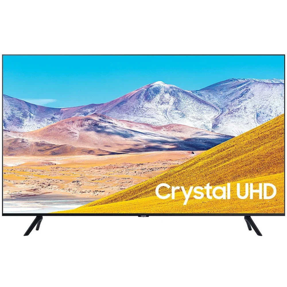 Samsung 65-inch  4K Ultra  Smart   (2020 Model) Crystal Processing 4K Bundle with TaskRabbit Installation Services + Deco Gear Wall Mount +  Cables + Surge Adapter