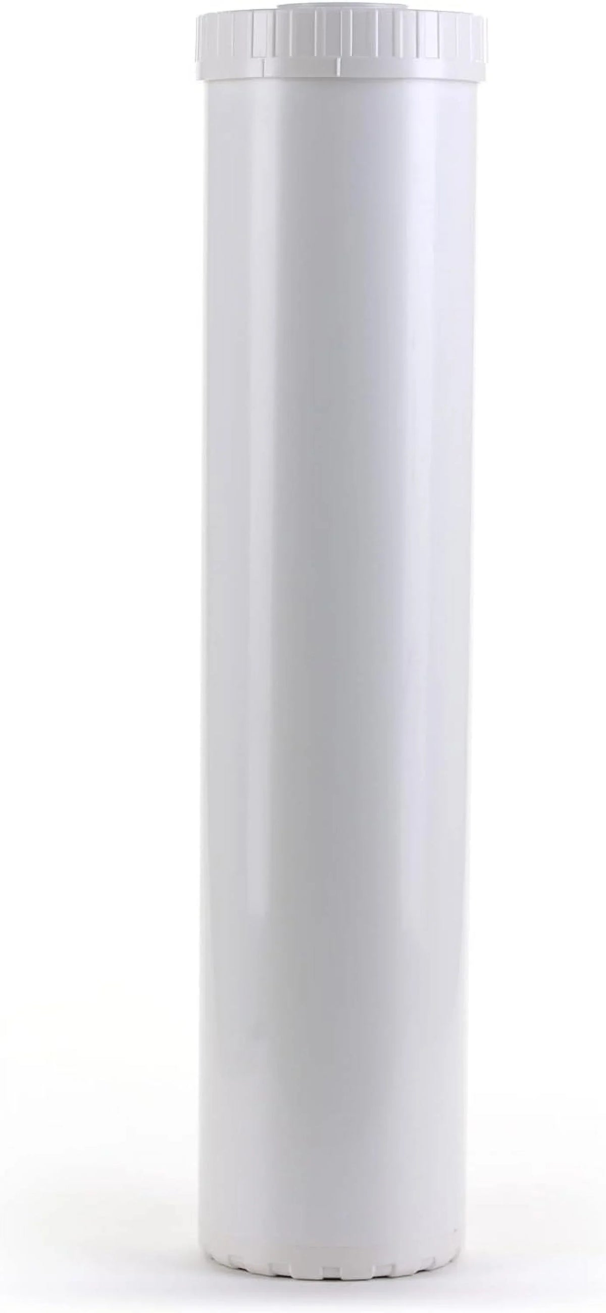 White Empty Water Filter Cartridge Durable Construction For Pre Post, Fits Standard Housings 4.5  20